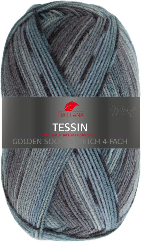 Tessin - Golden Socks Stretch - 4-fach Sockenwolle von Pro Lana 0010 Tessin - Golden Socks Stretch - 4-fach Sockenwolle von Pro Lana 0010