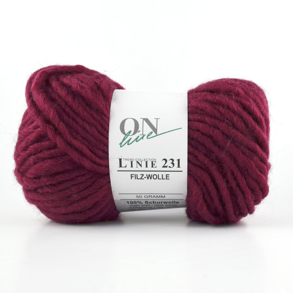 Filz Wolle Linie 231 von ONline 0057 - pink