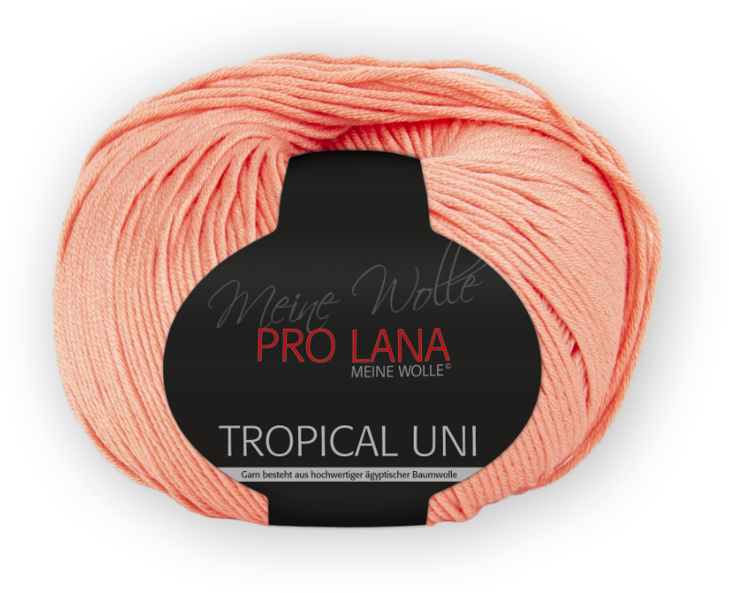 Tropical Uni von Pro Lana 0025 - koralle (passend zu Colorfarbe 0083)
