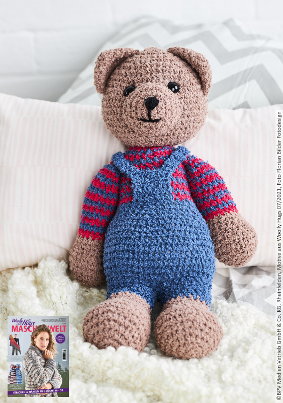 Kalle | Anleitungsheft | Wolle Frottee XL  | Häkeln | Woolly Hugs
