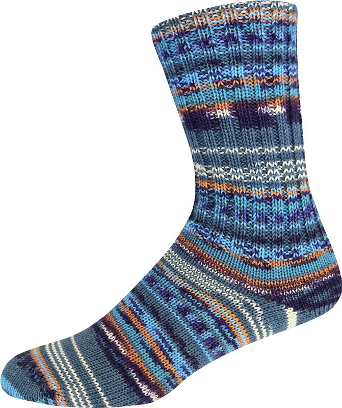 Supersocke Merino Extrafein Sort. 366 Color 4-fach von ONline 3033 Supersocke Merino Extrafein Sort. 366 Color 4-fach von ONline 3033