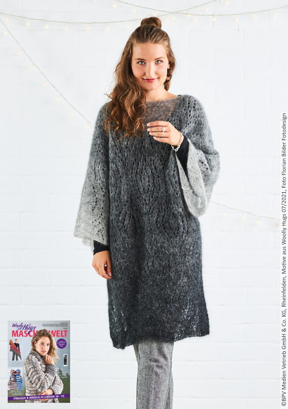 Strickkleid Iromote | Anleitungsheft | Wolle Lace  | Stricken | Woolly Hugs