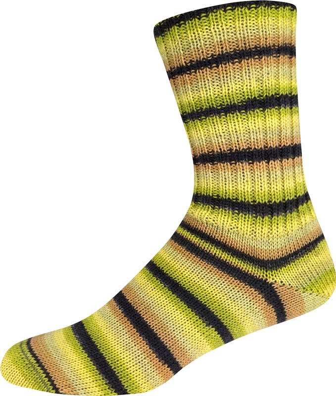 Supersocke 100 mit Aloe Vera und Jojoba Öl,  4-fach von ONline Sort. 356 Moonlight Color - 2973
