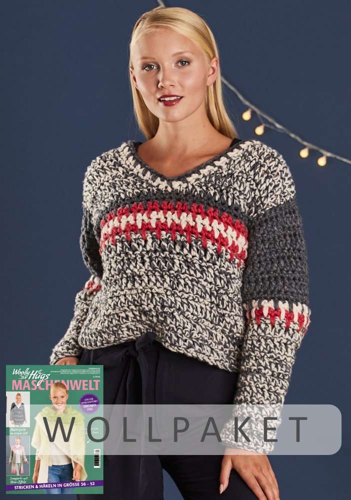 Pulli Makalu | Anleitungsheft | Wolle SHEEP  | Häkeln | Veronika Hug, Woolly Hugs