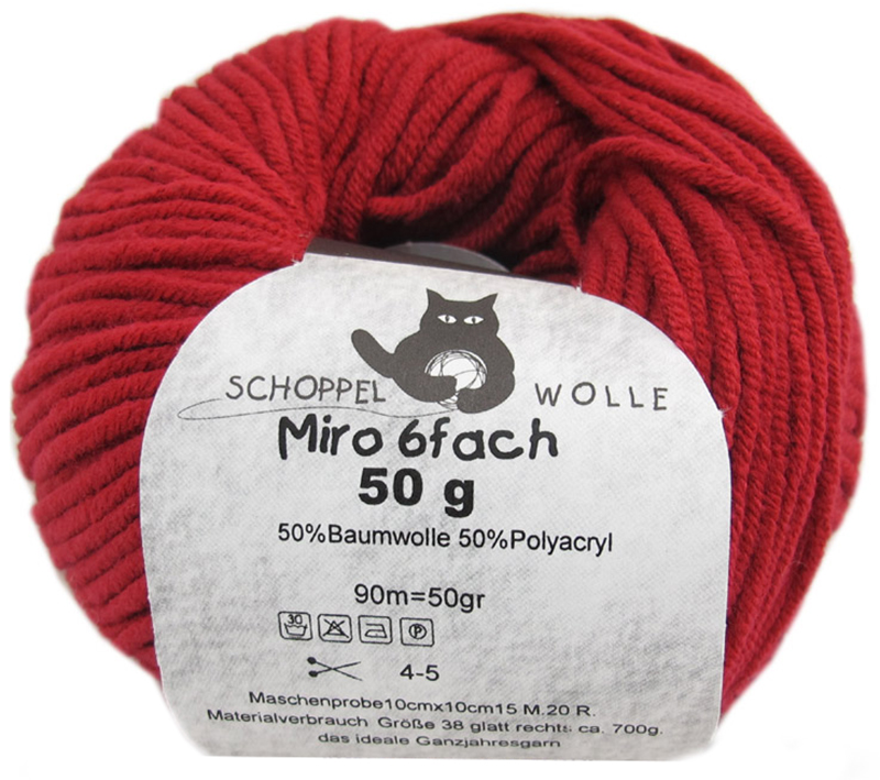 Miro 6-fach von Schoppel 2373 - Rostrot