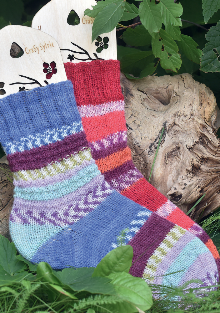 Socke EaSyPeaSy | Einzelanleitung | Wolle Flotte Socke 4-fach  | Stricken | Sylvie Rasch