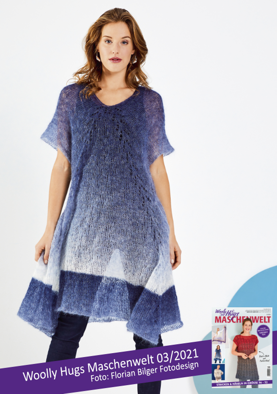 Tunika Mitsu | Anleitungsheft | Wolle Lace  | Stricken | Woolly Hugs