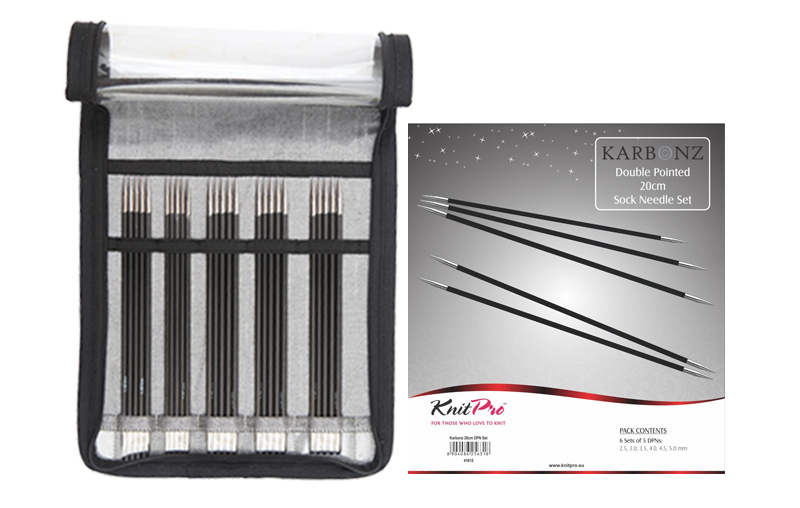 Nadelspiele Set Karbonz 20cm von knit pro Nadelspiele Set Karbonz 20cm von knit pro