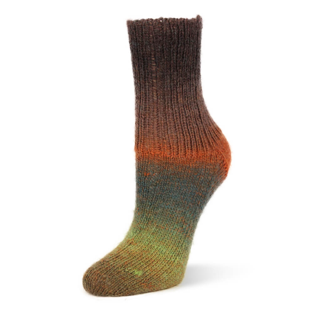 Flotte Socke Kolibri 4-fach 6206 - braun-kürbis
