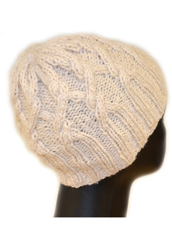 Mütze Stella mit Zopf | Einzelanleitung | Wolle SHEEP  | Stricken | Annemarie