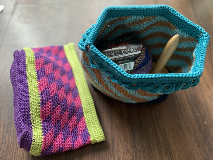 Projektbeutel / Kosmetiktasche Steife Brise | Einzelanleitung | Häkeln | Sylvie Rasch