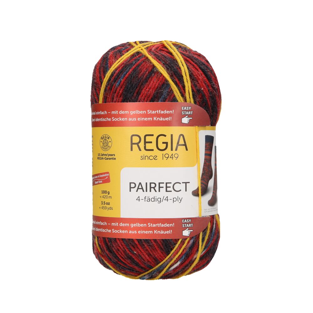 Sockenwolle 4-fach Pairfect von Regia