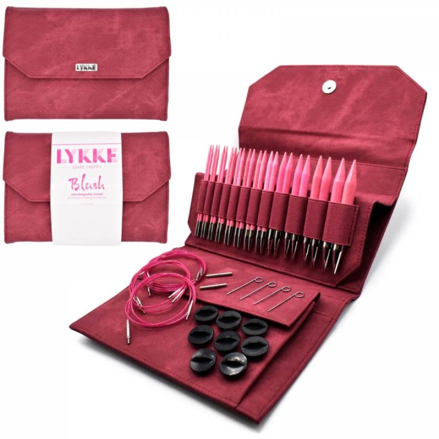 Nadelspitzen Set Blush Crimson Long