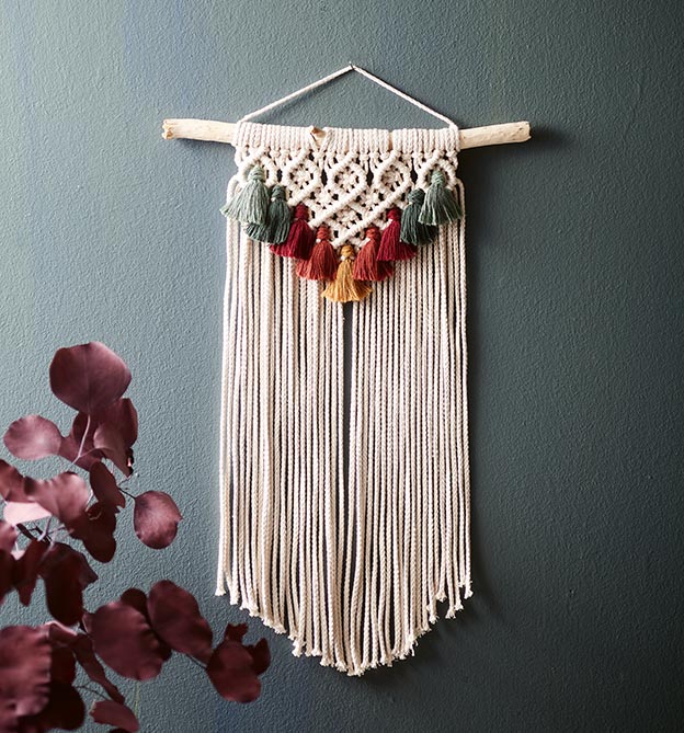 Makramee in sanften Erdtönen - Mit Schritt-für Schritt-Anleitungen und vielen Schrittbildern
