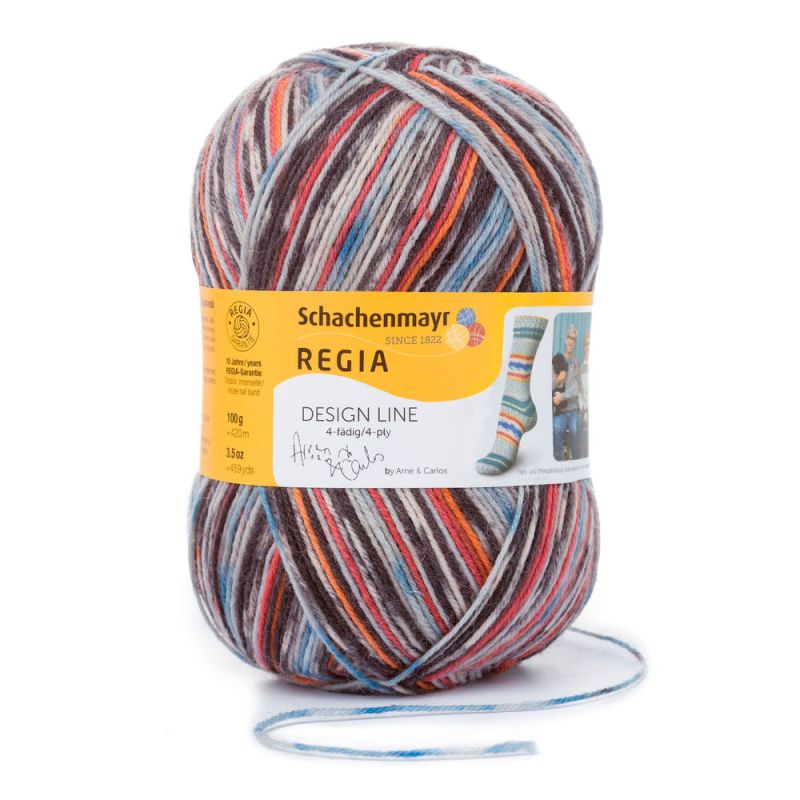 Sockenwolle Design Line by Arne & Carlos von Regia 03655 fall night color