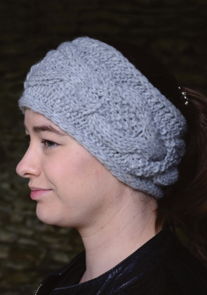 Stirnband Verzopft 2 | Einzelanleitung | Wolle Montego Linie 55  | Stricken | Claudine