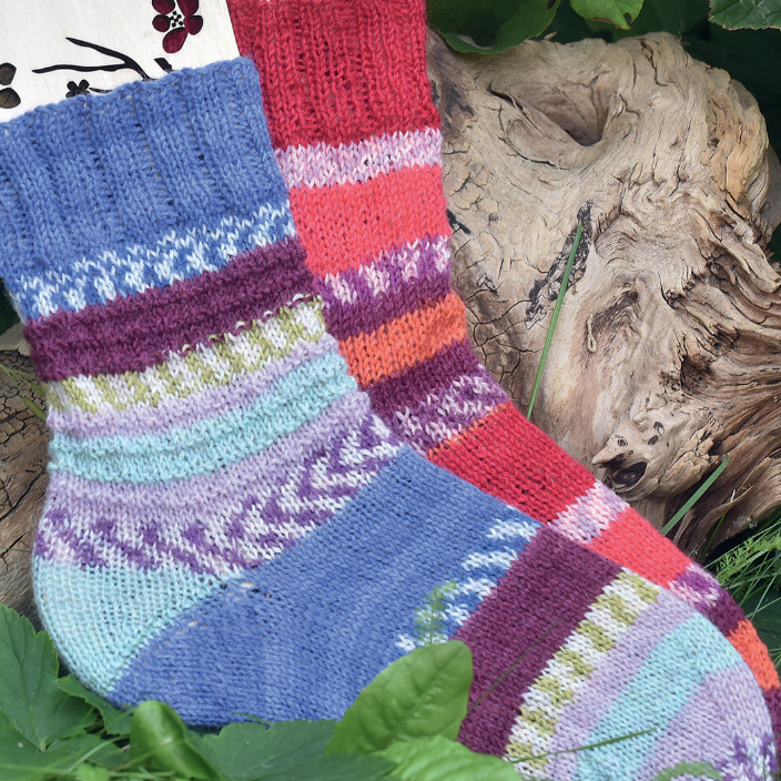 Socke EaSyPeaSy | Einzelanleitung | Wolle Flotte Socke 4-fach  | Stricken | Sylvie Rasch