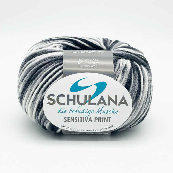 Sensitiva Print Color von Schulana 0203 - schwarz/grau/weiß