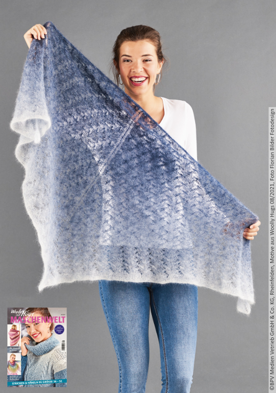 Tuch Lace-Verschlingungen | Anleitungsheft | Wolle Lace  | Stricken | Woolly Hugs