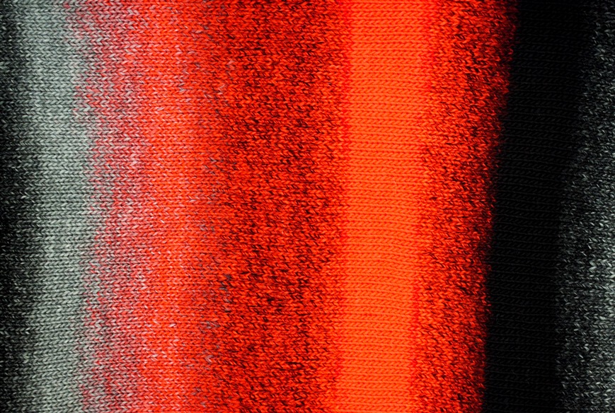 Neo Linie 468 *Aktion* (5 Knäuel Mindestabnahme) von ONline 0105 - neon rot/schwarz/grau