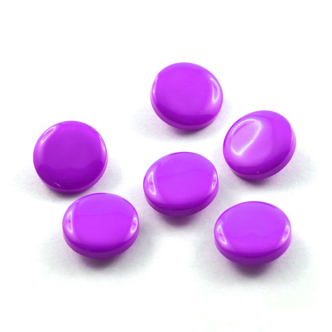 Modeknopf - Größe: 13mm - Farbe: lila 