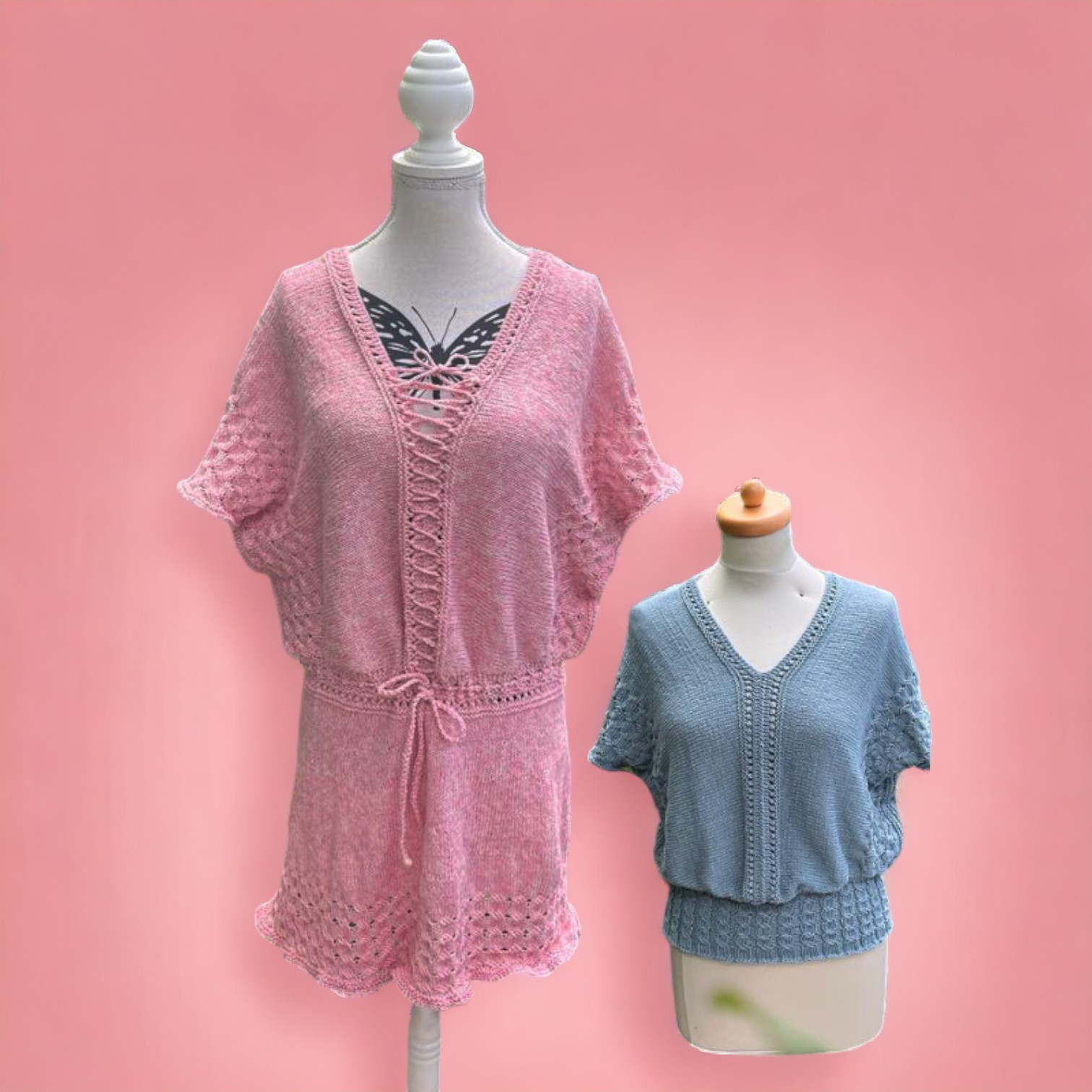 Strickshirt / Tunika Criss-Cross | Einzelanleitung | Wolle Macado Linie 476  | Stricken | Sylvie Rasch