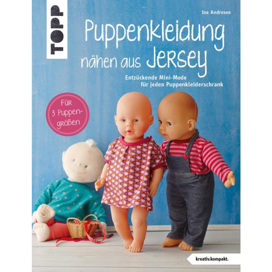 Puppenkleidung nähen aus Jersey