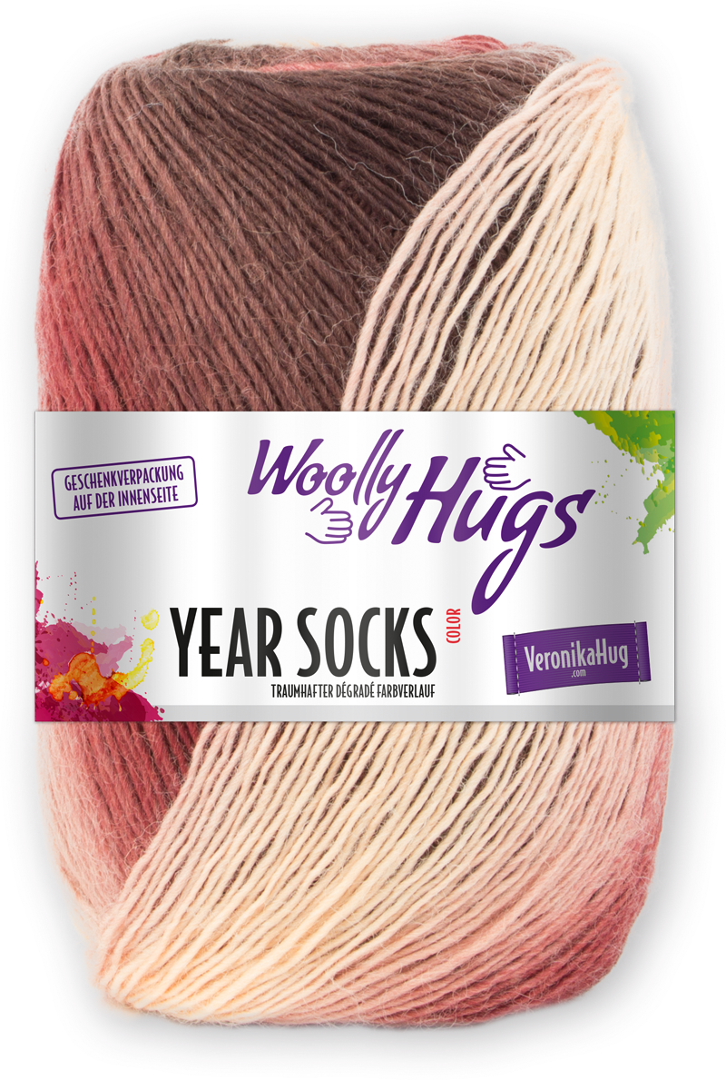 Year Socks von Woolly Hugs 0002 - Februrar