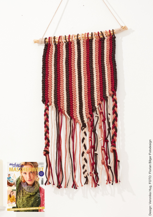 Wandbehang | Anleitungsheft | Wolle Macramé  | Häkeln | Veronika Hug, Woolly Hugs, Christophorus Verlag