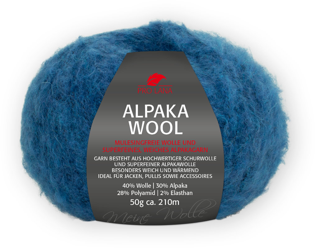 Alpaka Wool von Pro Lana 0054 - royal meliert