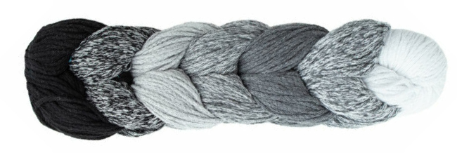 Rope Plait von Woolly Hugs 0183 - grau