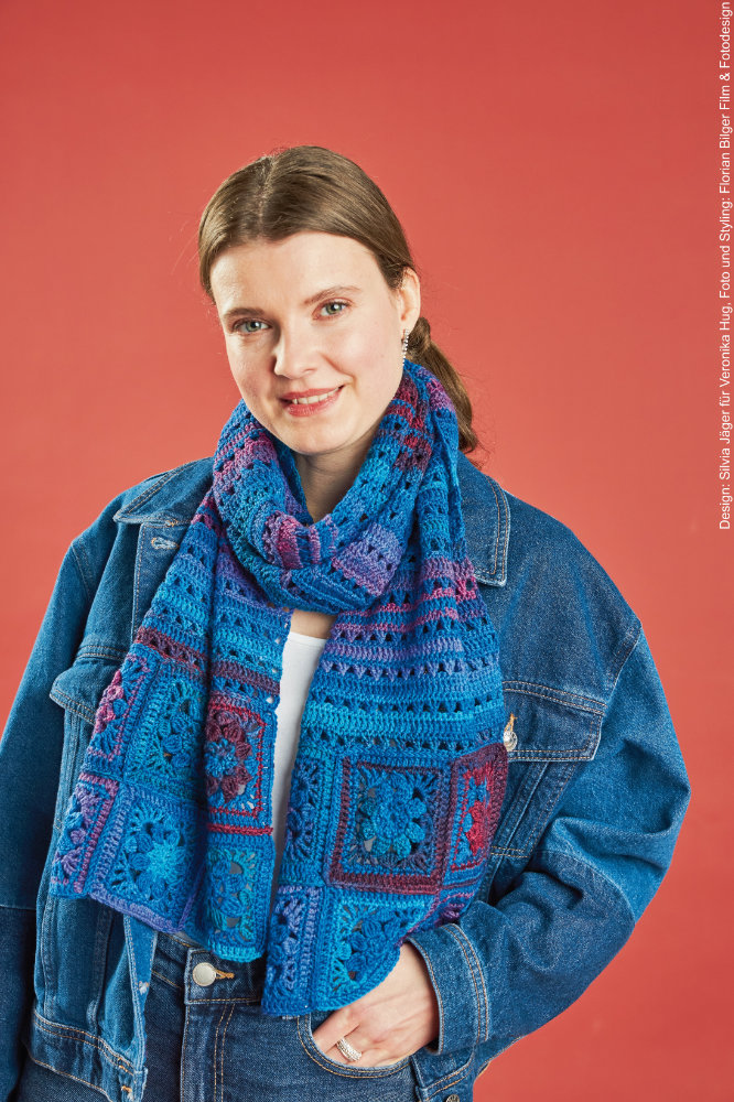 Schal und Häkelsocken | Anleitungsheft | Wolle Paint Socks  | Häkeln | Veronika Hug, Woolly Hugs, Christophorus Verlag