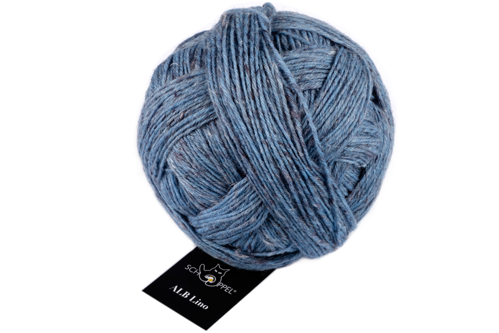 Alb Lino von Schoppel 4201 - Blau Mélange