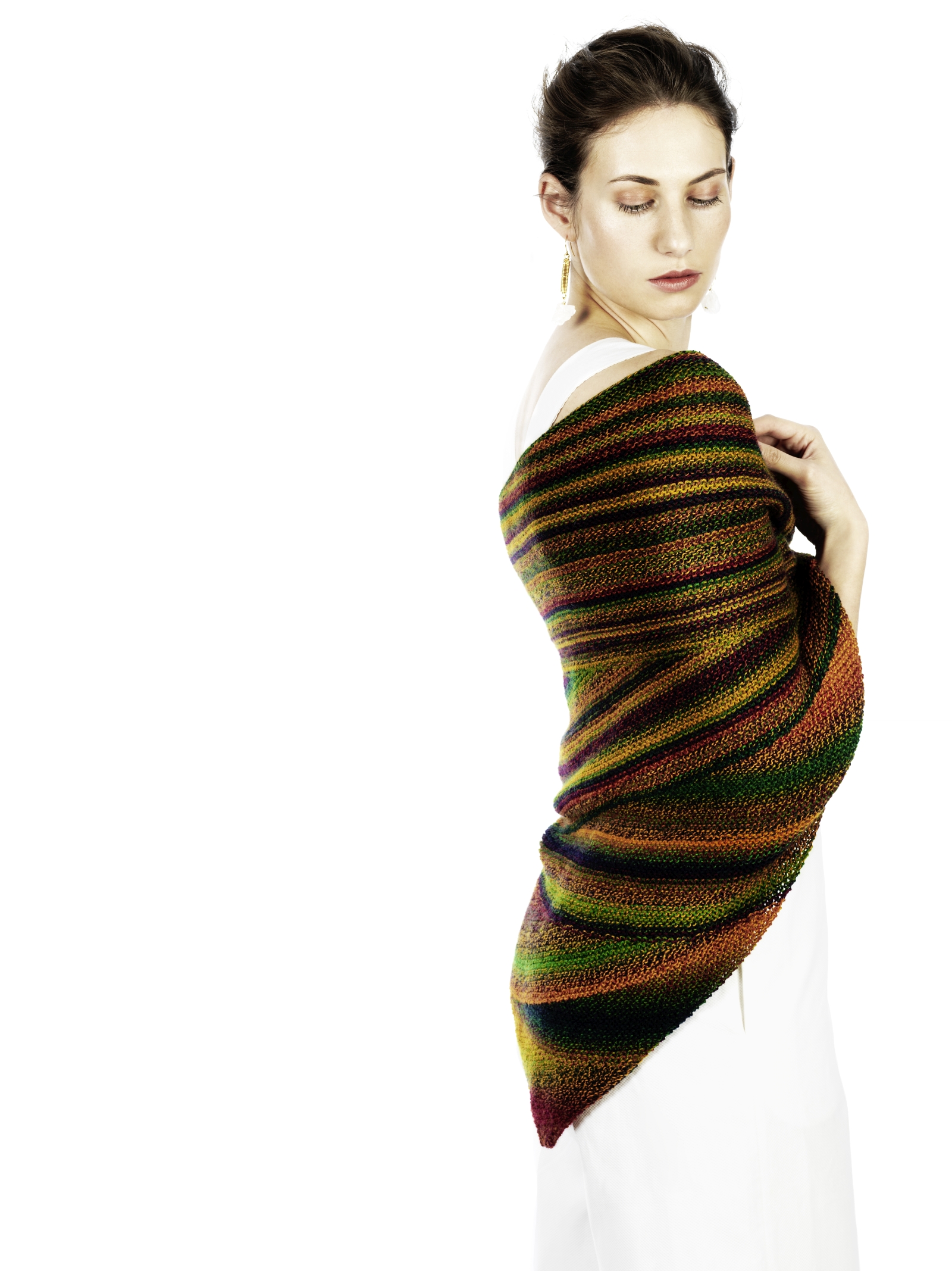 Dreiecktuch "Karesansui" | Anleitungsheft | Wolle Zauberball® Stärke 6  | Stricken | Bernd Kestler