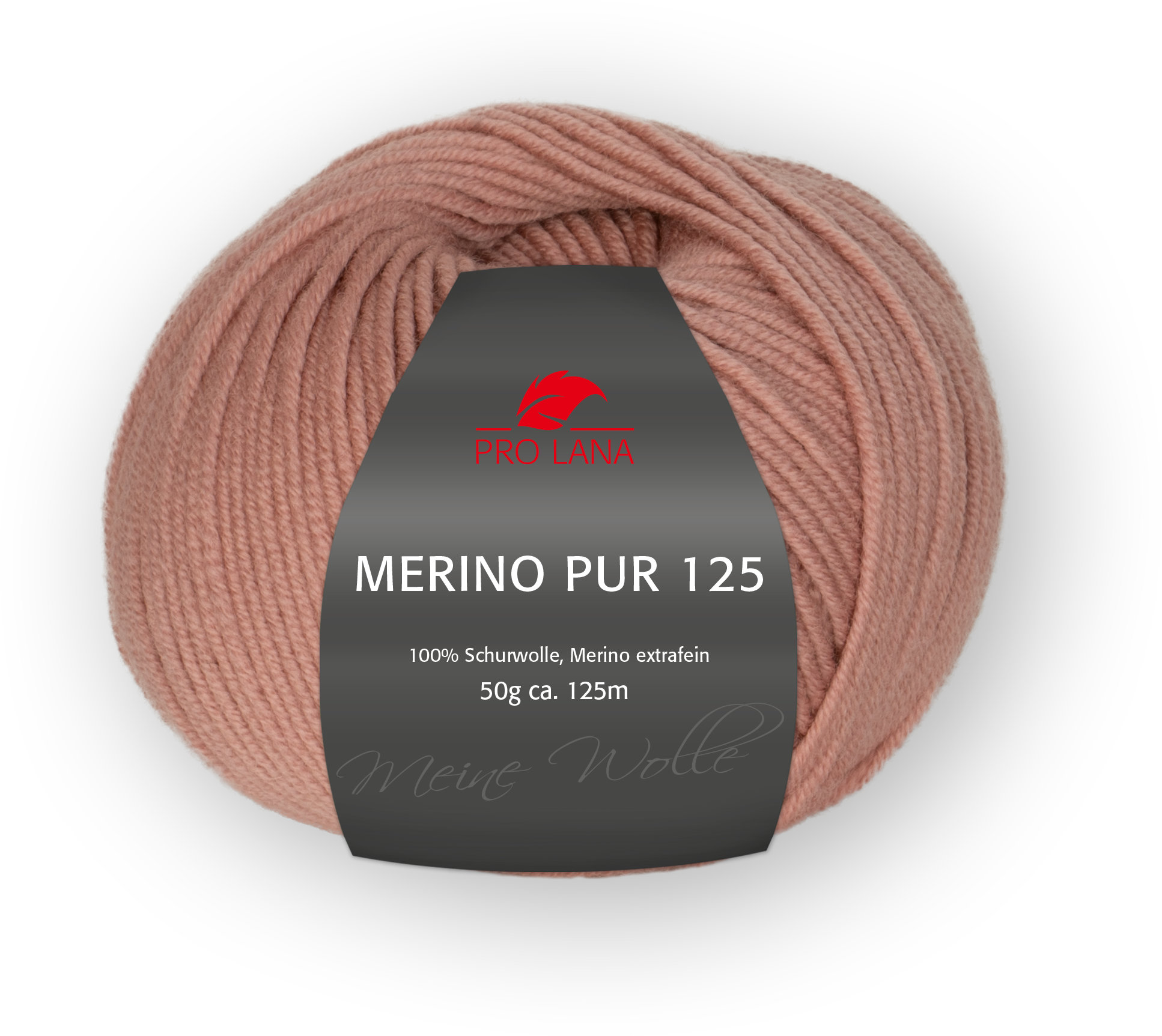 Merino Pur 125 von Pro Lana 0028 - altrosa