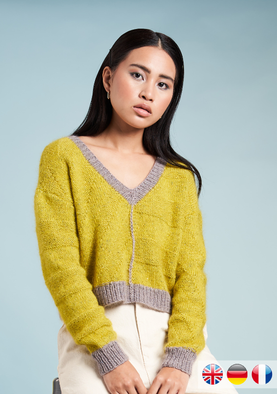 Pullover Light | Wollpaket mit Kidsilk Haze | Stricken