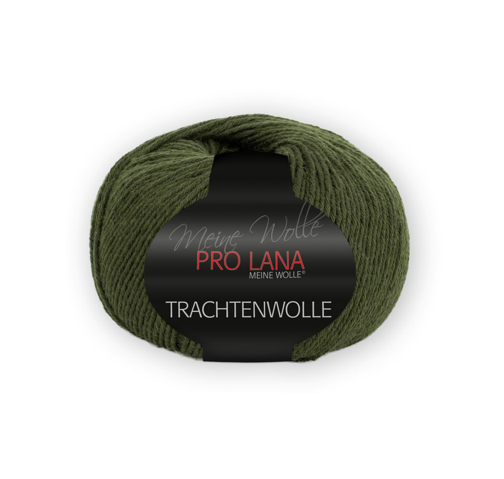 Trachtenwolle von Pro Lana 0072 - oliv