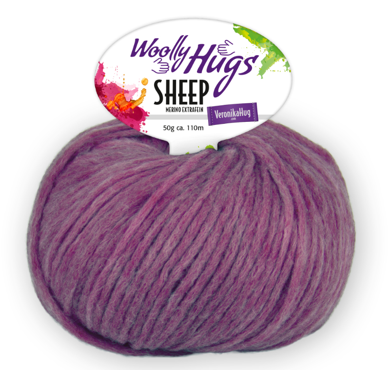 SHEEP von Woolly Hug's 0049 - lila