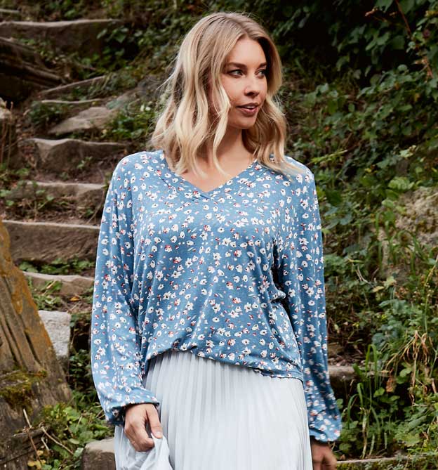 Blusenshirts ganz einfach nähen - Mit dem neuen Zuschnitt-System Blusenshirts ganz einfach nähen - Mit dem neuen Zuschnitt-System