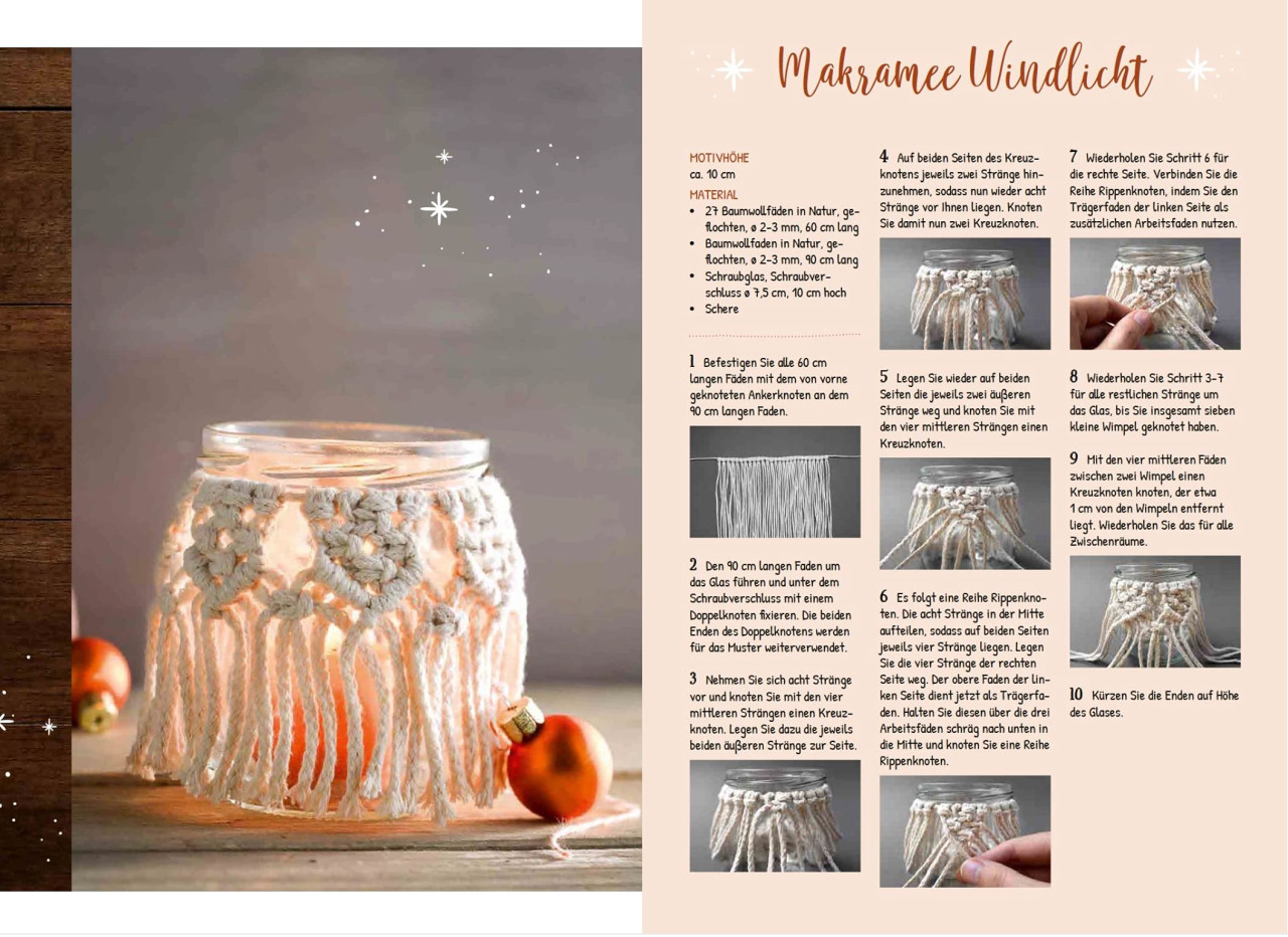 Makramee Adventskalender Makramee Adventskalender