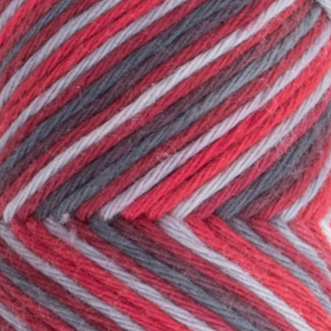 Joker 8 color Topflappengarn von Pro Lana 0532 - grau / rot