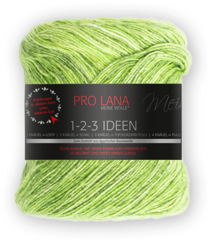 1-2-3 Ideen von Pro Lana 0001 - grüner apfel 1-2-3 Ideen von Pro Lana 0001 - grüner apfel