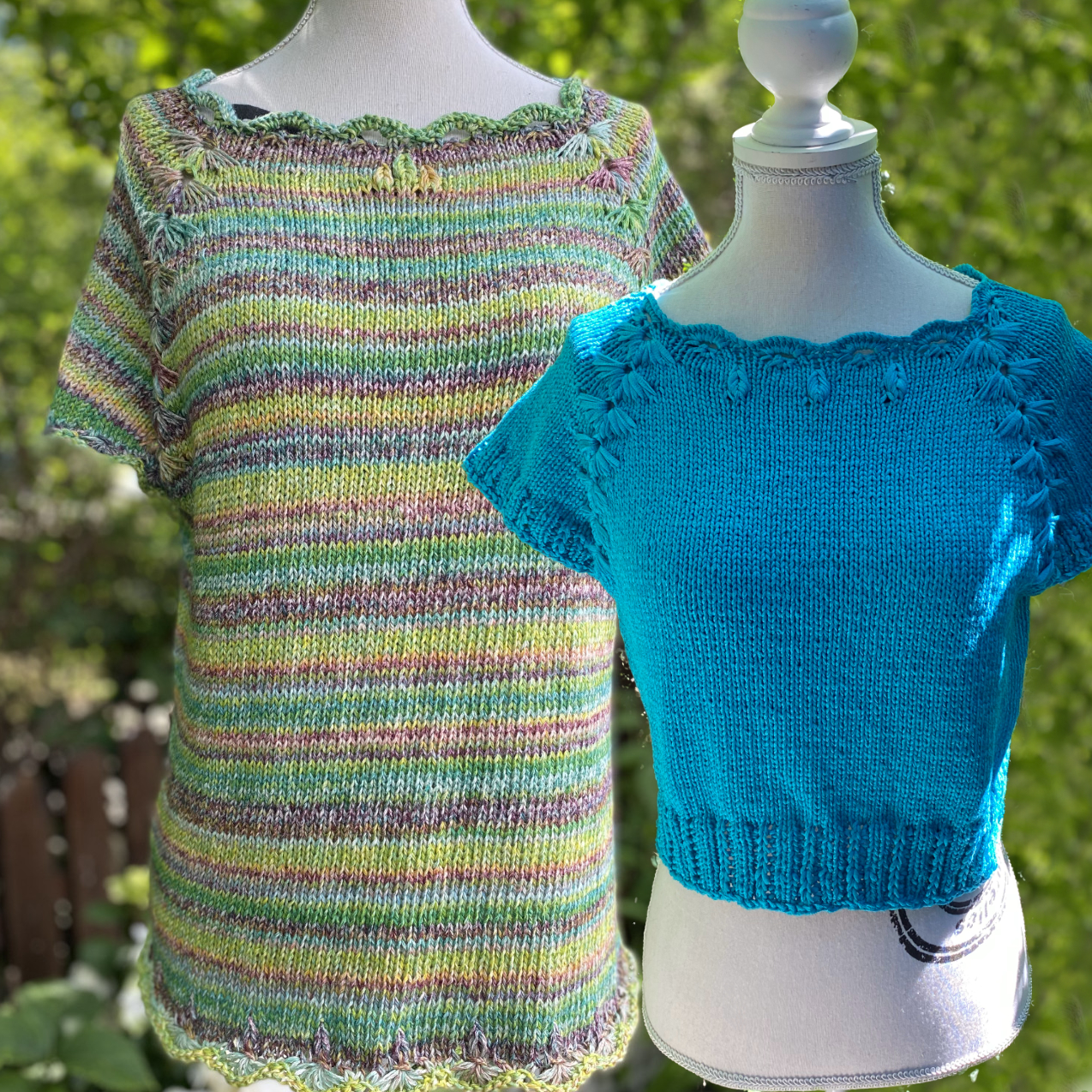 Shirt Blumenliebe | Einzelanleitung | Wolle Cavacalla Linie 457  | Stricken | Sylvie Rasch