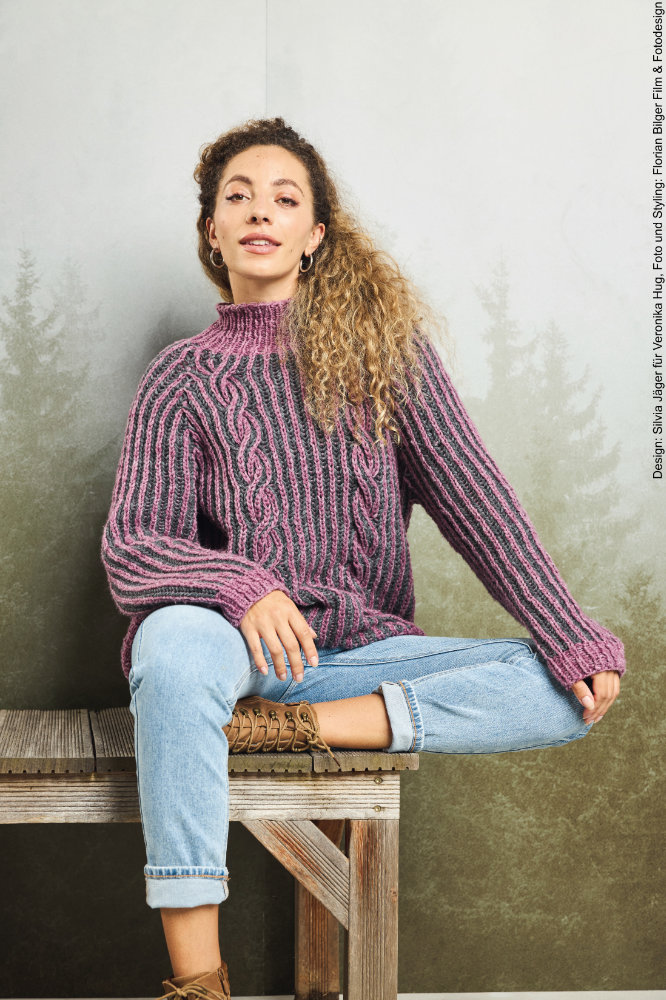 Patent-Pulli Zopf-Hit | Anleitungsheft | Wolle SHEEP  | Stricken | Veronika Hug, Woolly Hugs, Christophorus Verlag