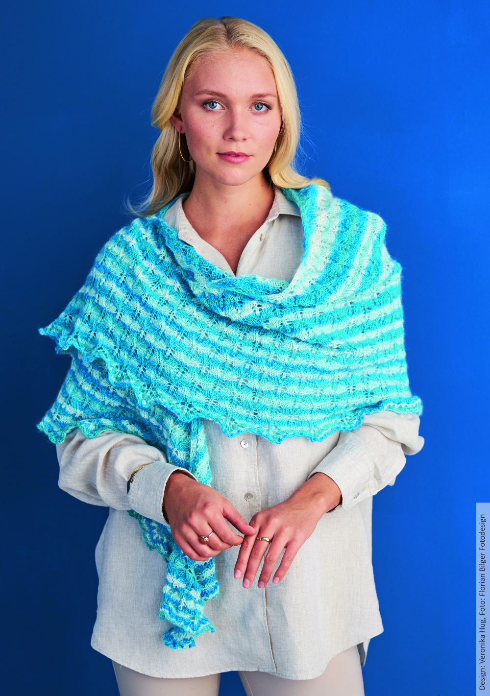 Halbrundes Tuch Style | Anleitungsheft | Wolle Year Socks  | Stricken | Veronika Hug, Woolly Hugs, Christophorus Verlag