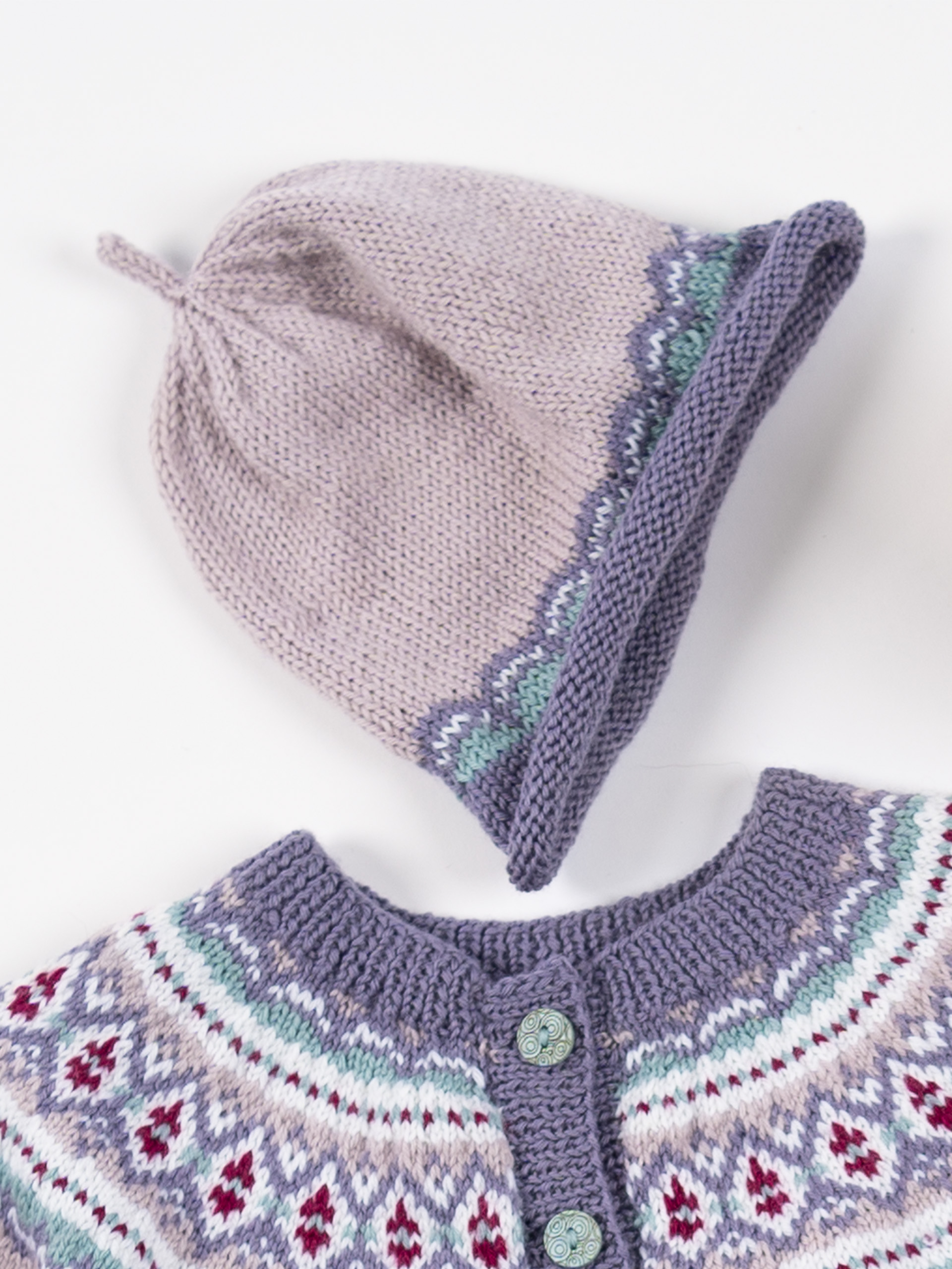 Mütze mit Jacquardmusterbordüre | Einzelanleitung | Wolle Baby Merino soft  | Stricken | Pro Lana