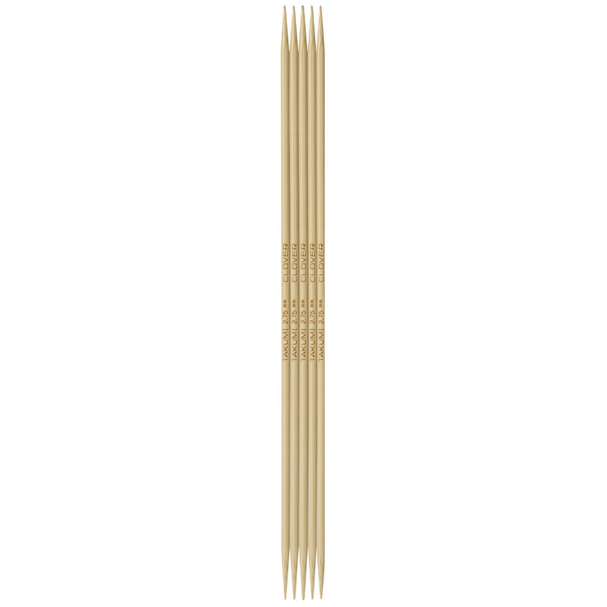 Nadelspiel Takumi® Bambus von Clover 16 cm 2,75 mm