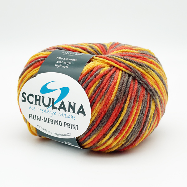 Filini-Merino Print von Schulana 0216 - fire