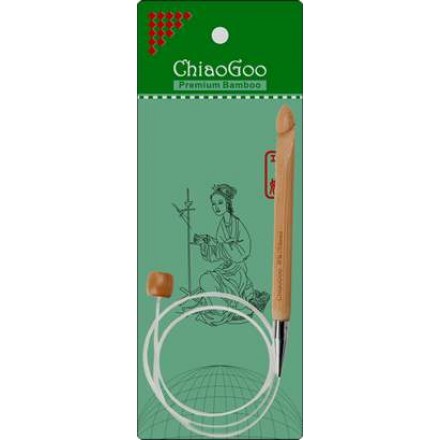 Tunesische Häkelnadel Bamboo flexibel von chiaogoo