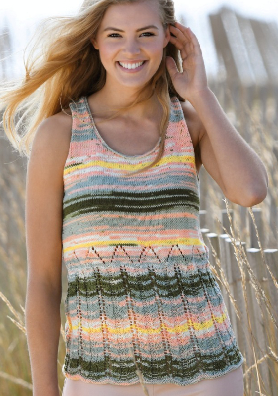 Top mit Ajourmuster | Anleitung als PDF | Stricken | ONline